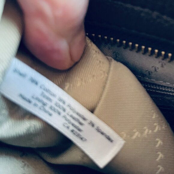 Talbots Denim Leather Crossbody Bag Tassel - Picture 6 of 7